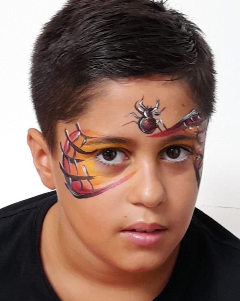 Animation maquillage anniversaire garçon