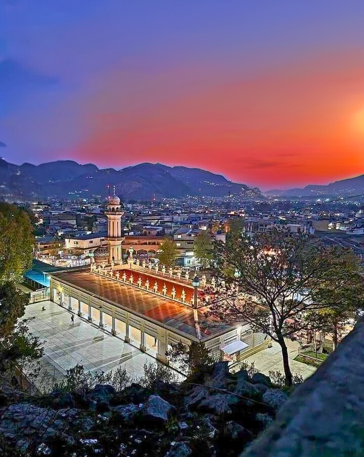 Ilyasi mosque sunset 