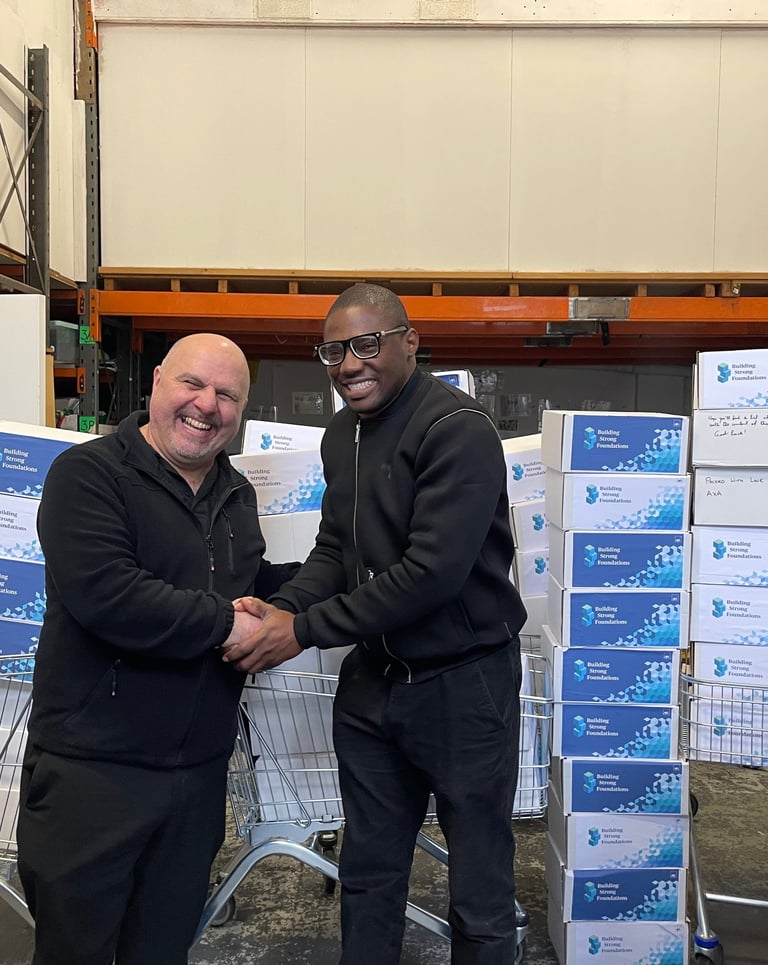 two men shaking hands