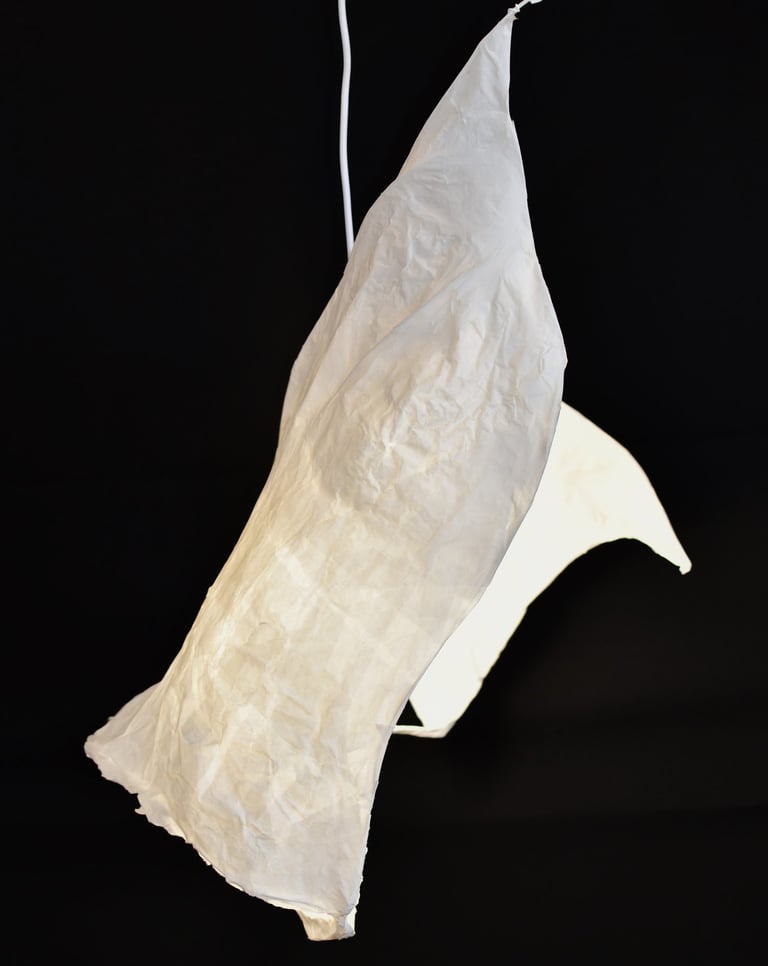 voile latine suspension lumineuse papier Sète