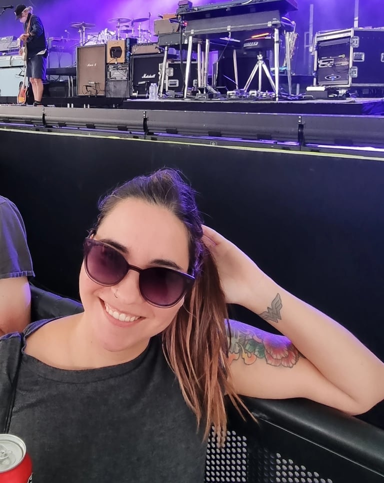 fui naquele show rachel sardinha