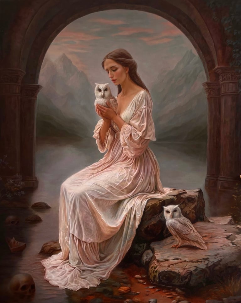 Hope 120 x 100 cm Oil painting on canvas classical realism