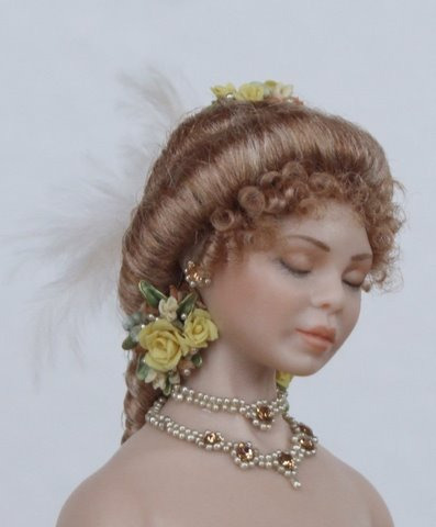 Category of just head molds for creating porcelain dollhouse dolls