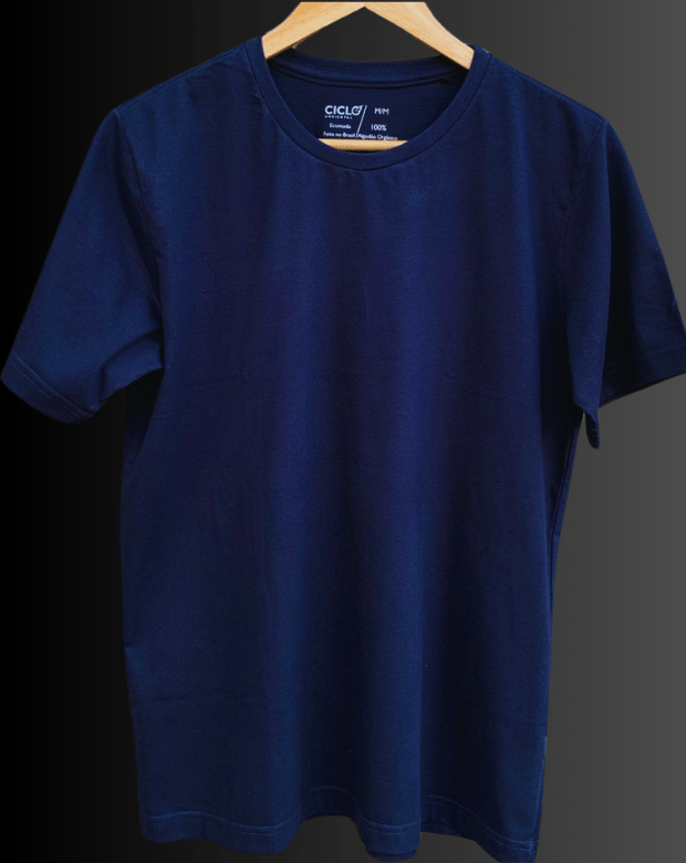 Camiseta ecológica em PET reciclado de manga curta da CicloAmbiental