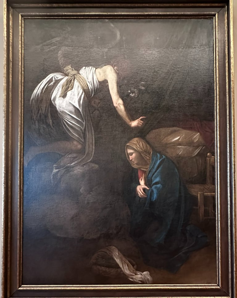L'Annonciation 1607/1610 Caravaggio ©16mag