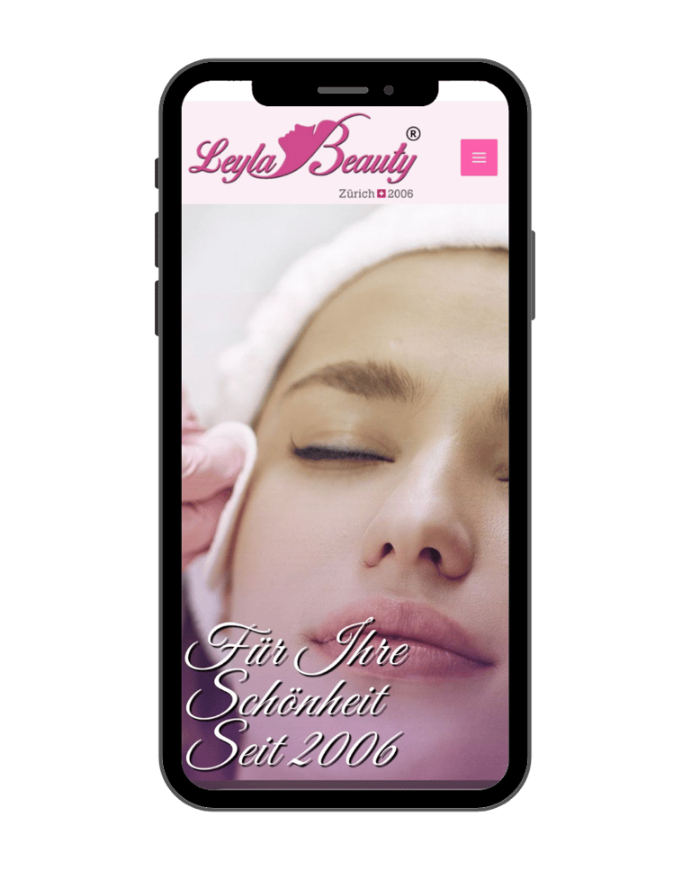 isviçre güzellik salonu web sitesi tasarımı