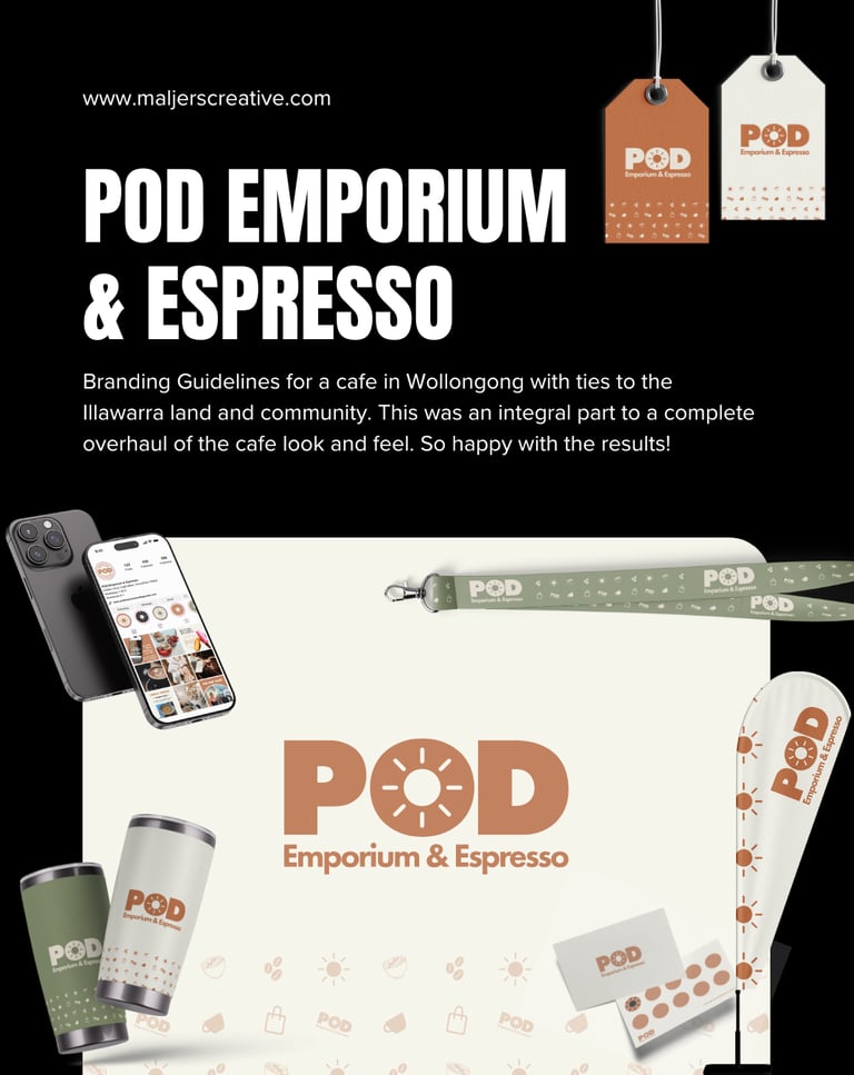 alt=branding logo design example by Central Coast creative agency Maljers Creative