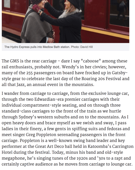 Sydney 1920s swing band for events