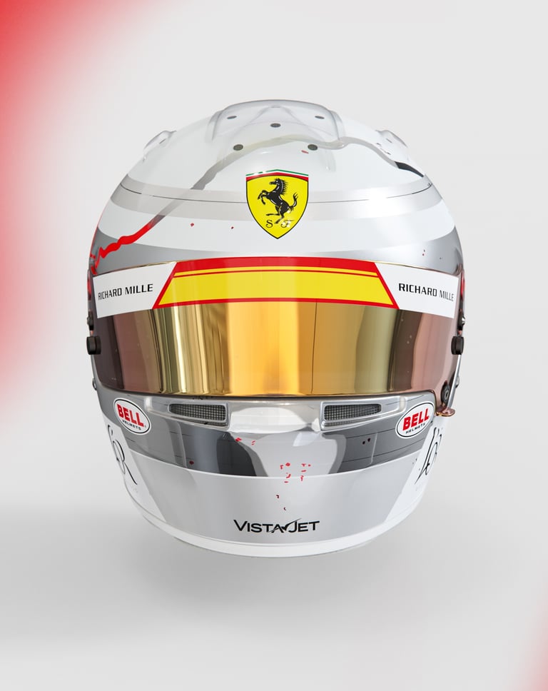 Casco Miguel Molina de las 24h de Le Mans 2025
