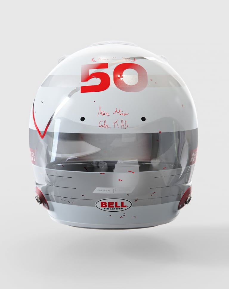 Casco Miguel Molina de las 24h de Le Mans 2025