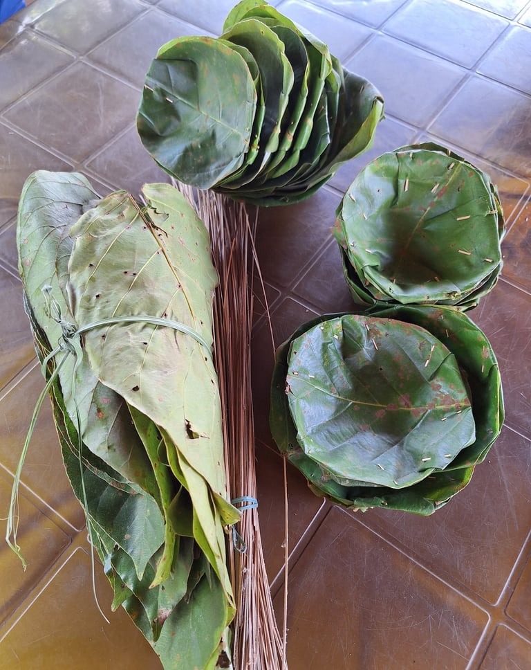 leaves  to make donas