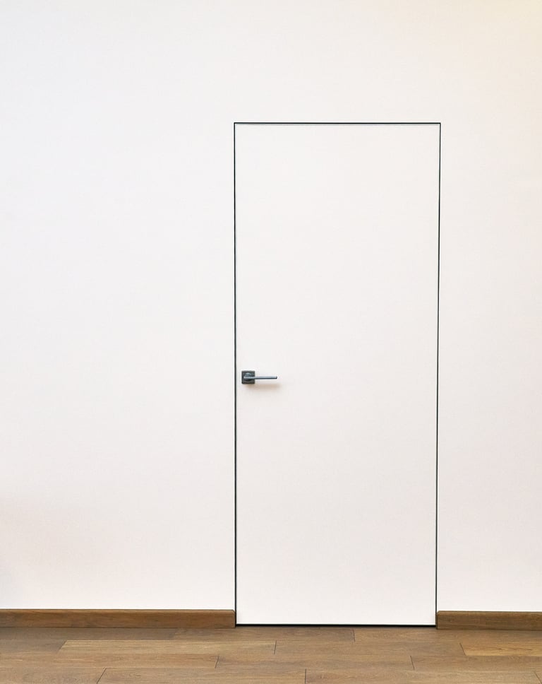 Drzwi ukryte białe. Drzwi białe. Drzwi ukryte. Drzwi malowane.