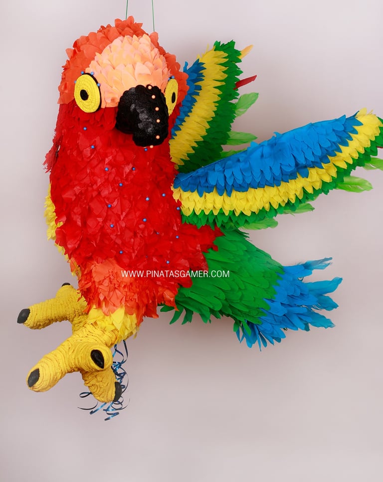 pinata-loro-3d