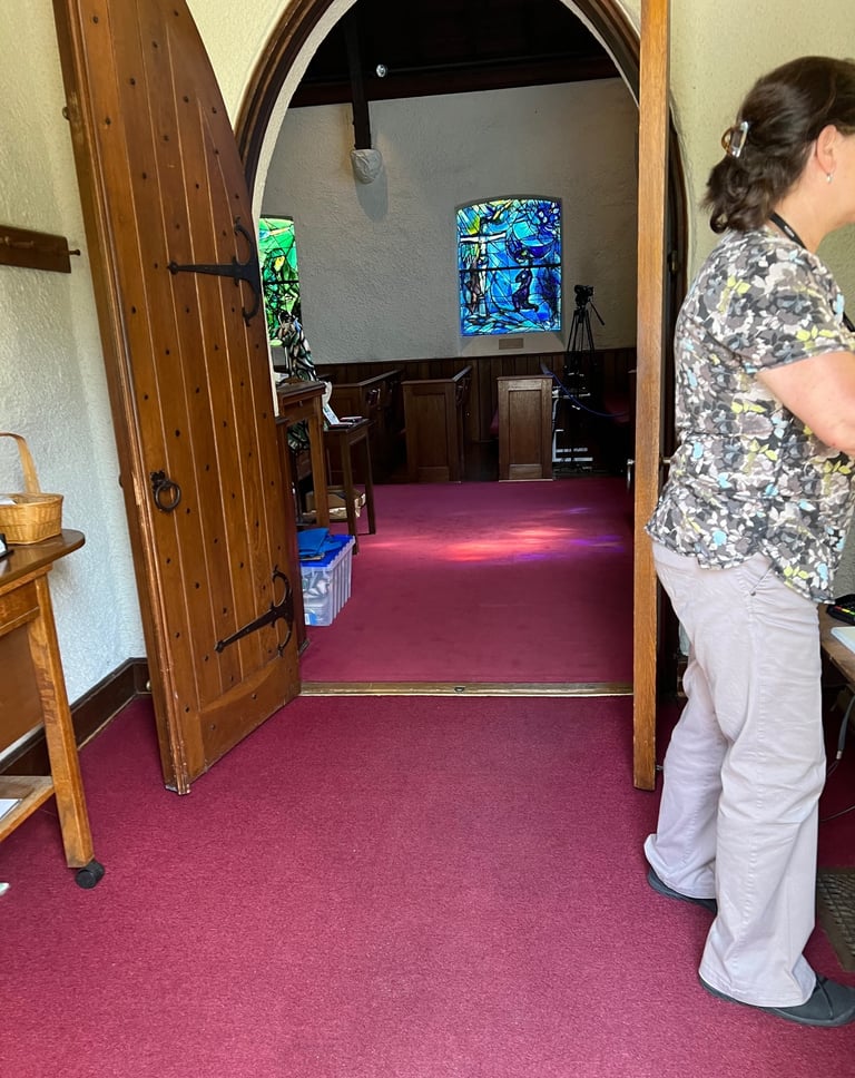 Getting the ultimate tour of Union Church