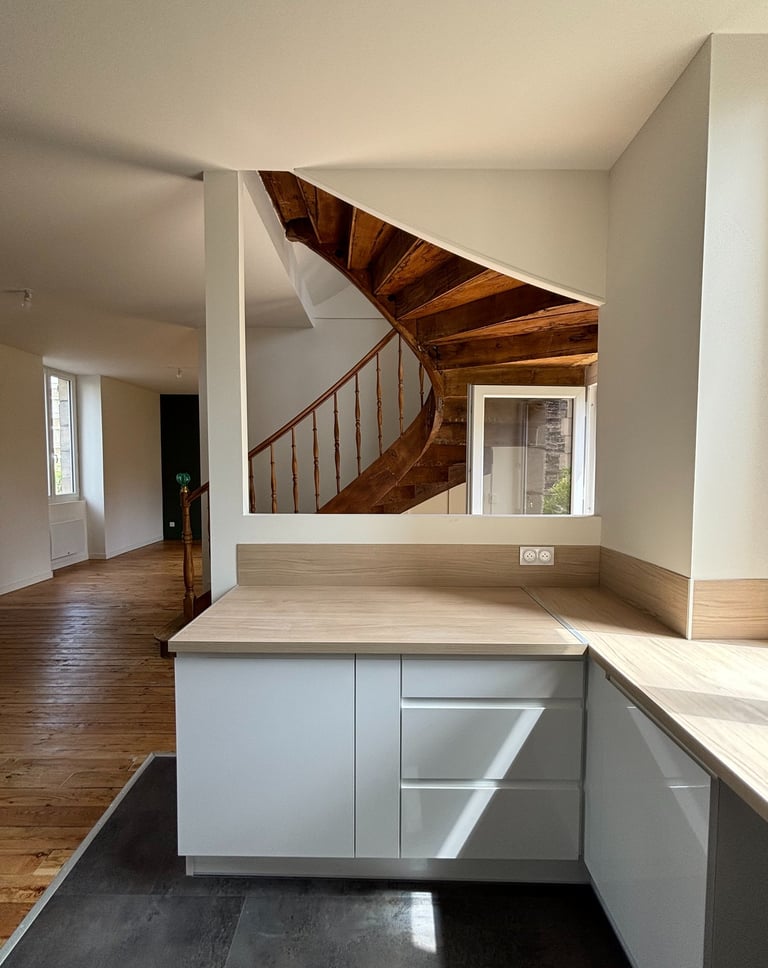 Renovation maison ancienne - Projet Brune