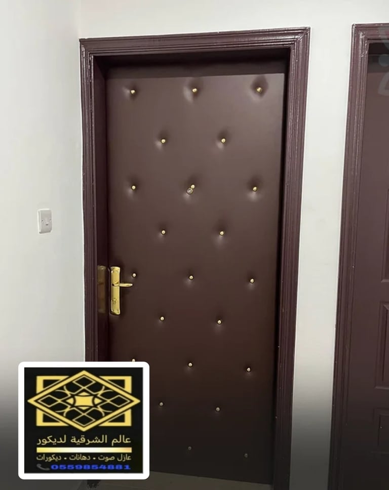 كاتم الصوت للابواب الدمام