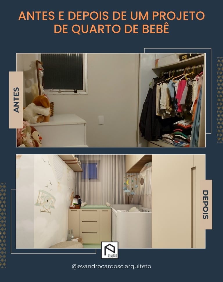 Projeto de Interiores de Quarto de Bebê em São Paulo