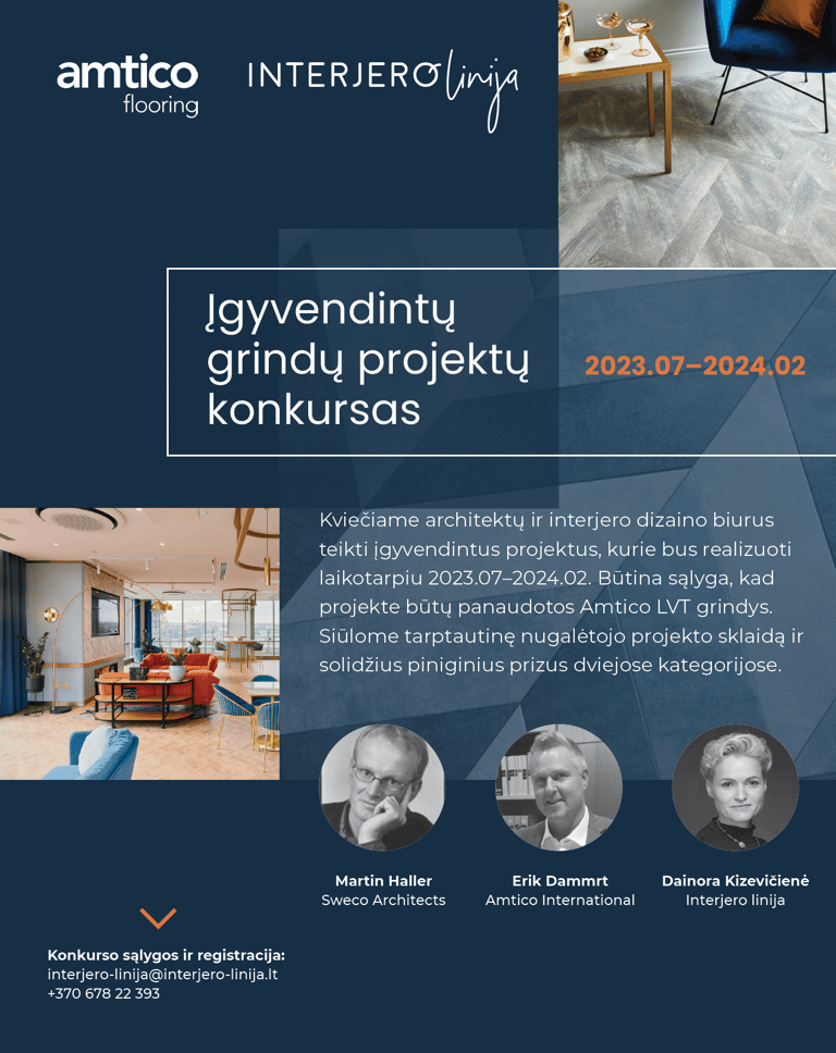 vinilinių grindų konkursas