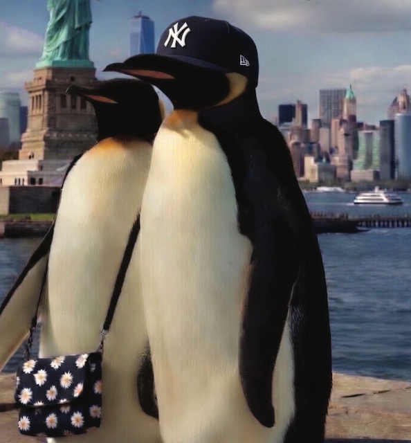 Poppy loves the Yankees