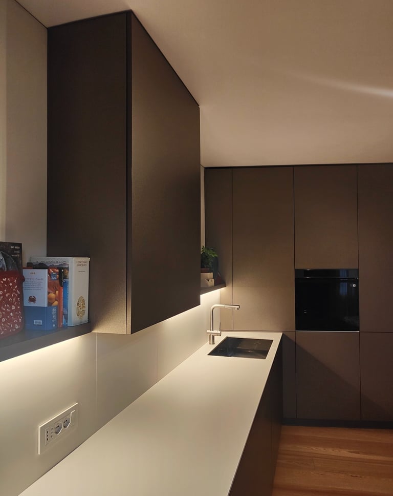 Giulia Sbrogiò | designer - cucina -living room - cucina su misura