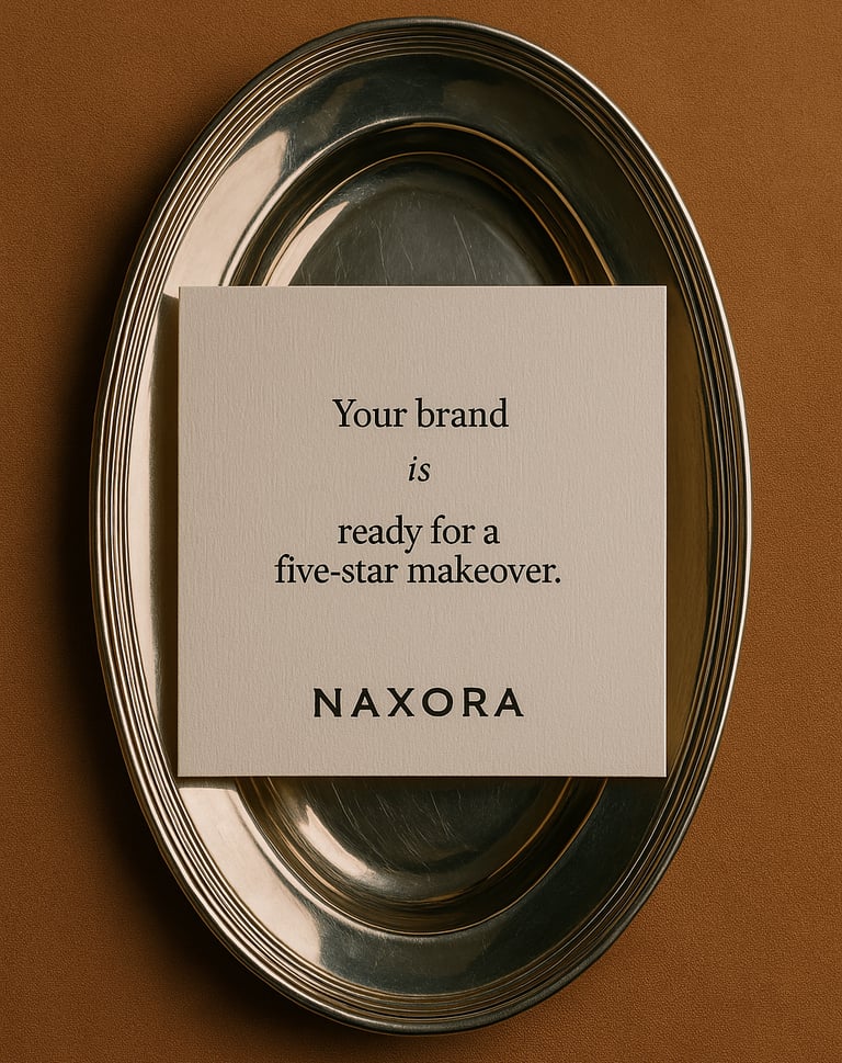 Product branding mockup by NAXORA creative team
