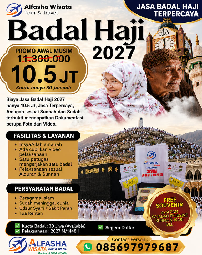 Biaya Badal Haji 2027
