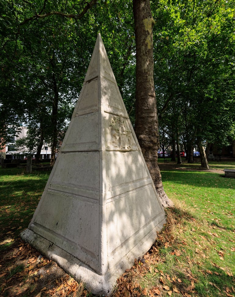 The Pyramid in the church grounds