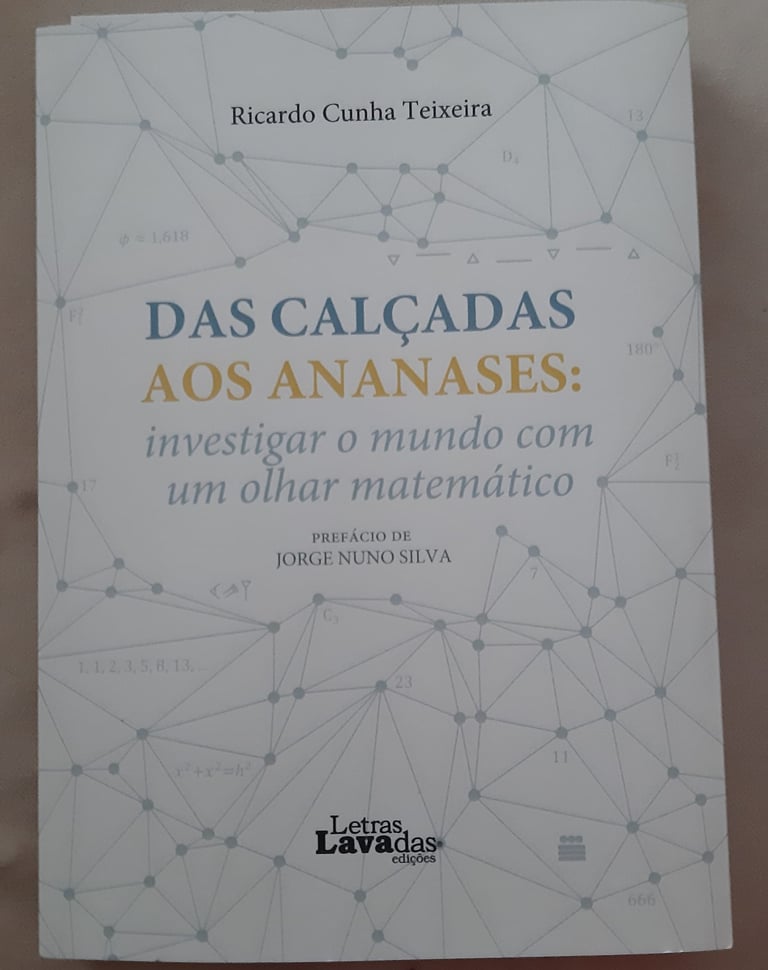 Scarlati Arte em Madeira Livro Das Calçadas aos Ananases: investigar o mundo com um olhar matemático