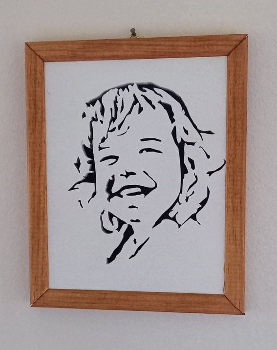 Portrait de ma petite fille