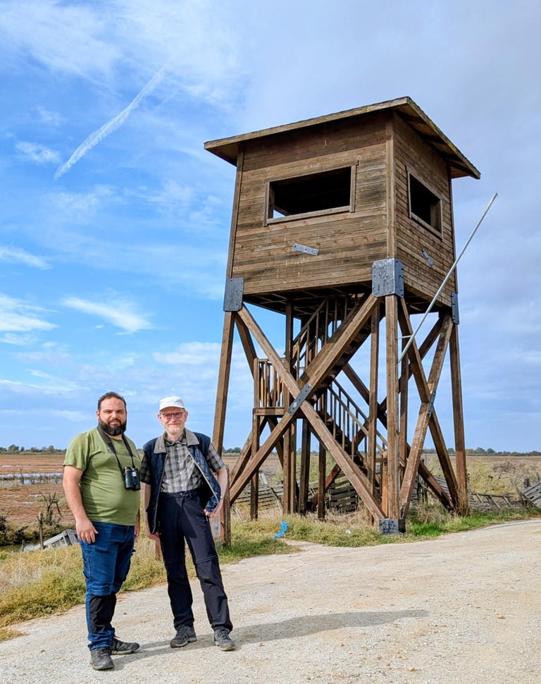 birdwatchers at axios delta
