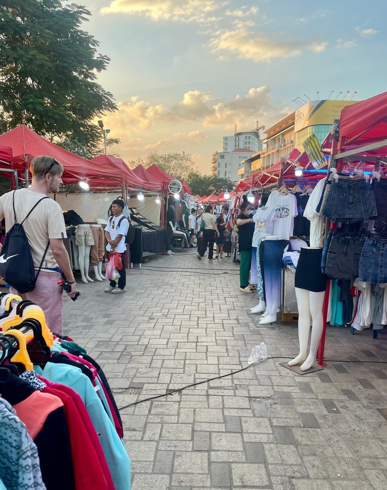 Nocny Market Wientian