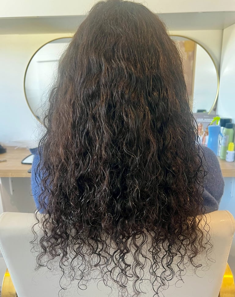 After Tape Hair Extension Photo 