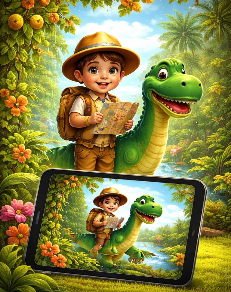 Colorful ebook for children