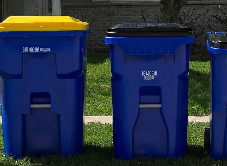Trash bins
