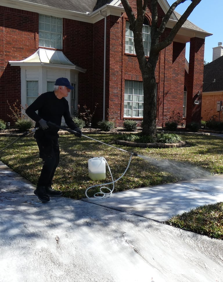 driveway pressure washing