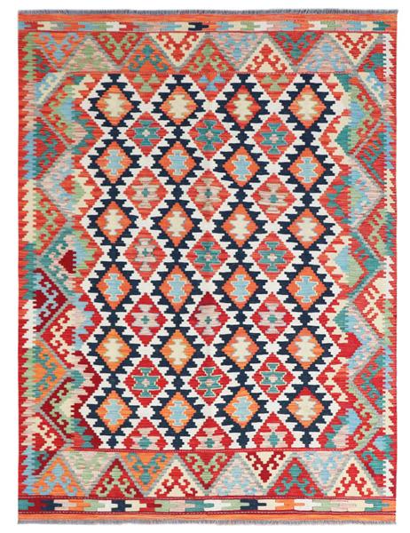 ARYANA KILIM - 245cm x 181cm (8'1 x 6') - KILIM RUGS - HANDMADE RUG COMPANY