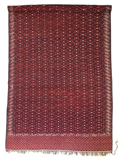 Antique Yomut Soumak  - 430cm x 235cm ( 14-3ft x 7-9ft) - Antique Rugs - The Handmade Rug Company