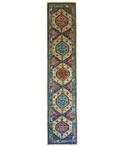 OTTOMAN RUNNER - 407cm x 82cm (13'4 x 2'8) - HALL RUNNERS - ARTISAN CARPET