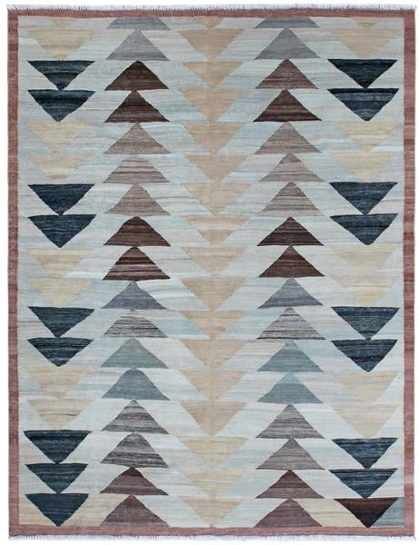 INGABORG KILIM - 200cm x 153cm (6'6 x 5') - KILIM RUGS - HANDMADE RUG COMPANY
