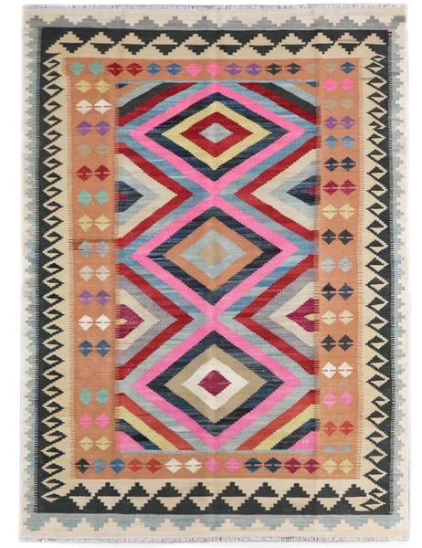 AFGHAN KILIM - 296cm x 199cm (9'9 x 6'6) - KILIM RUGS - HANDMADE RUG COMPANY