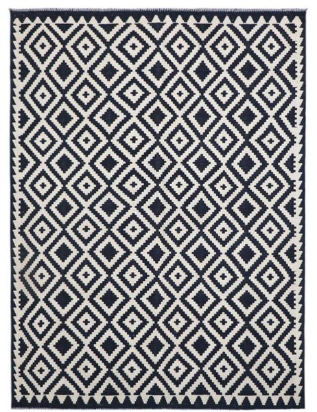 BAMYAN KILIM - 204cm x 153cm (6'9 x 5') - CONTEMPORARY KILIM - HANDMADE RUG COMPANY