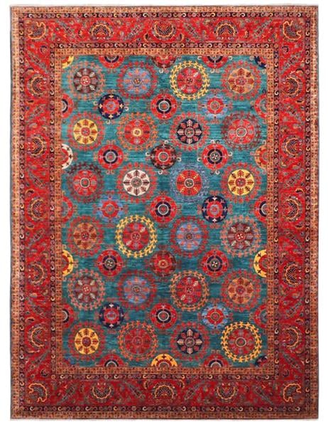 MAZAR - 363cm x 273cm (11'11 x 9') - FINE RUGS - HANDMADE RUG COMPANY