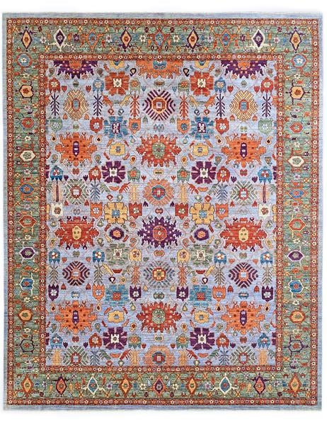 KARAKUL RUG - 445cm x 360cm (14'6 x 11'9) - LARGE RUGS -  ARTISAN CARPET