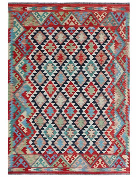 ARYANA KILIM - 252cm x 175cm (8'3 x 5'9) - KILIM RUGS - HANDMADE RUGS