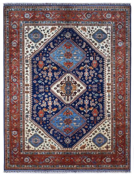 SHIRVAN - 365cm x 274cm (12' x 9') -LARGE RUGS - HANDMADE RUG COMOPANY