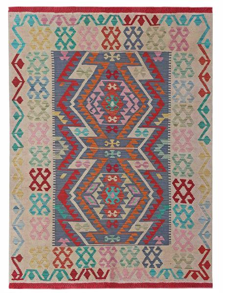 CHALK KILIM - 177cm x 123cm (5'10 x 4'1) - KILIM RUGS - HANDMADE RUG COMPANY