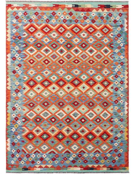 ARYANA KILIM - 250cm x 179cm (8'2 x 5'11) - KILIM RUGS - HANDMADE RUG COMPANY