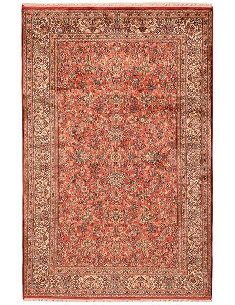 KASHMIR SILK - 149cm x 96cm (4'10 x 3'1) - SILK RUGS - HANDMADE RUG COMPANY