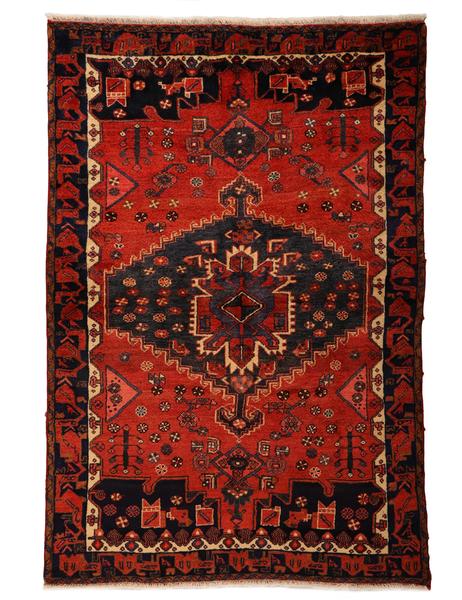 Old Bakhtiar - 213cm x 146cm (7' x 4'10) - Antique and old rugs - HANDMADE RUG COMPANY