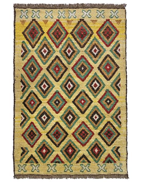 NOMADIC AFGHAN - 138cm x 94cm (4'8 x 3'1) - TRIBAL AND NOMADIC RUGS - HANDMADE RUG COMPANY